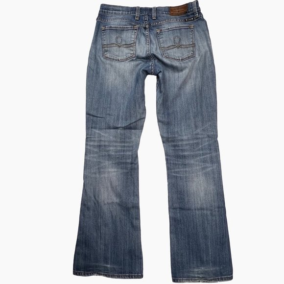 Lucky Brand Sofia Boot Low Rise Denim Jeans Size 8 Womens - Picture 5 of 16